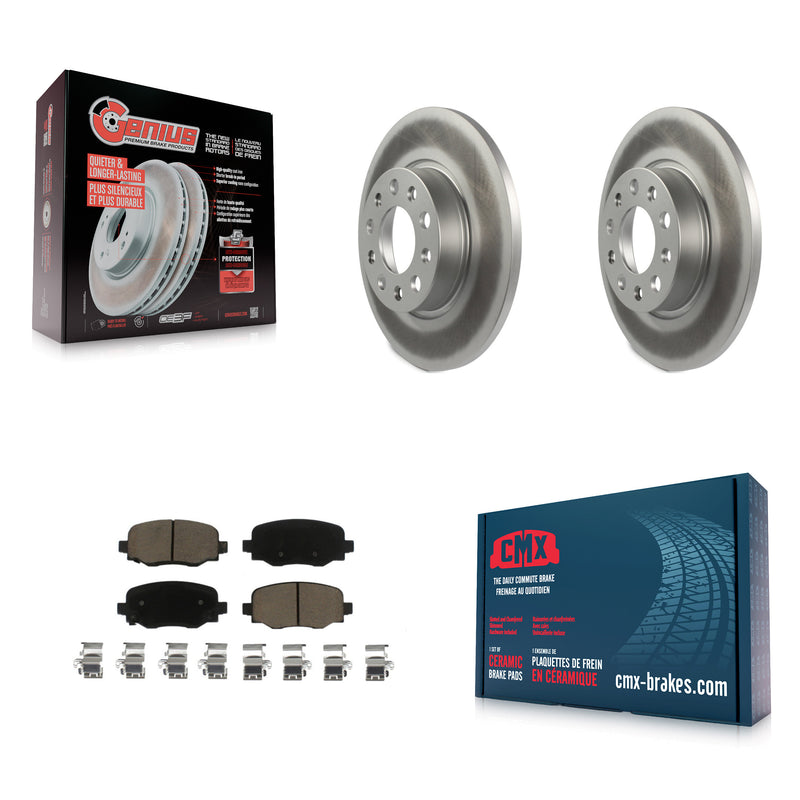 Transit Auto KGC-101604 Disc Brake Kit for 2015-2024 Dodge Hornet, Fiat 500X, Jeep Renegade - Rear
