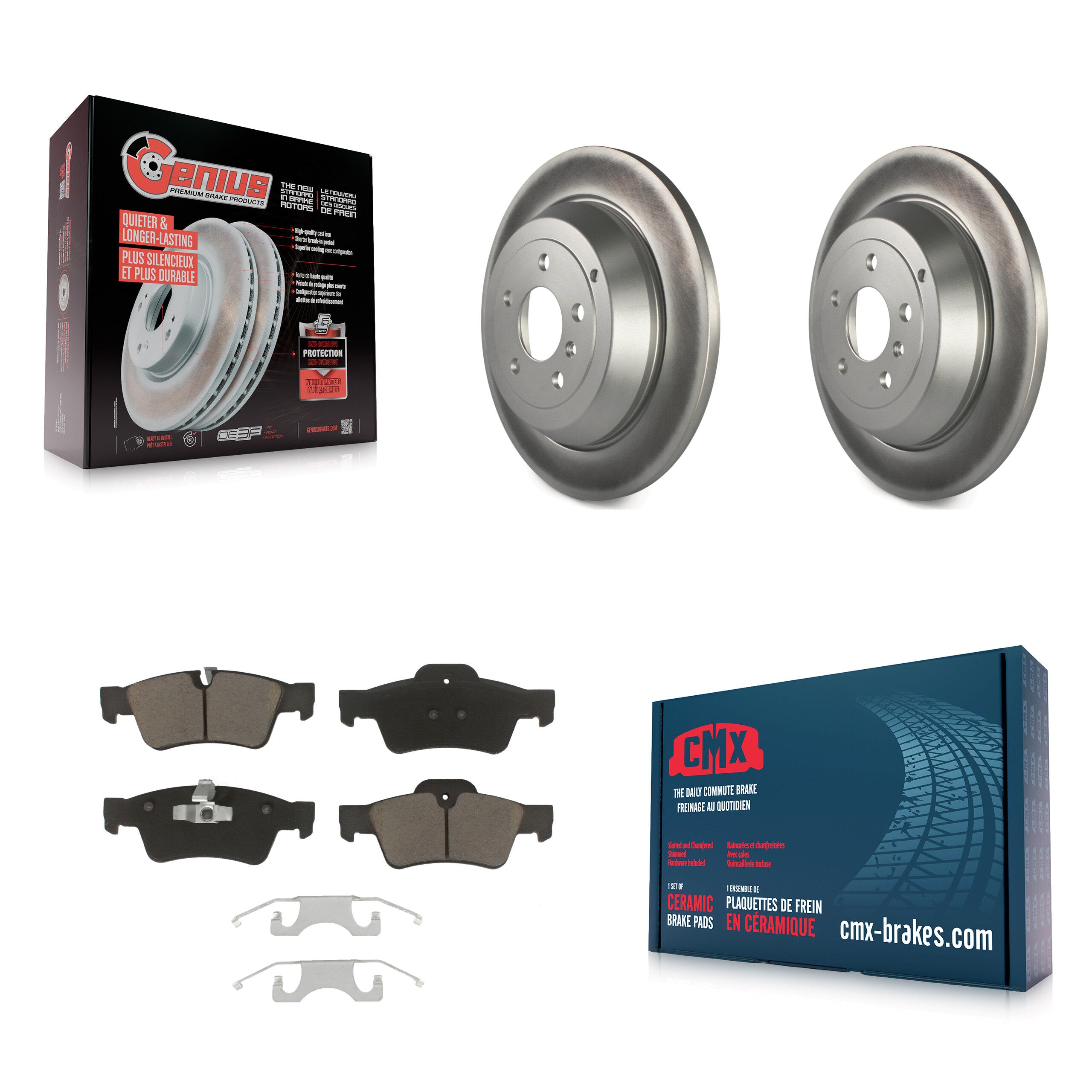 Transit Auto KGC-101616 Disc Brake Kit for 2006-2012 Mercedes-Benz ML350, Mercedes-Benz ML450 and More - Rear