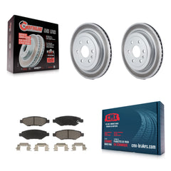 Transit Auto KGC-101617 Disc Brake Kit for 2010-2016 Saab 9-4X, Cadillac SRX - Rear