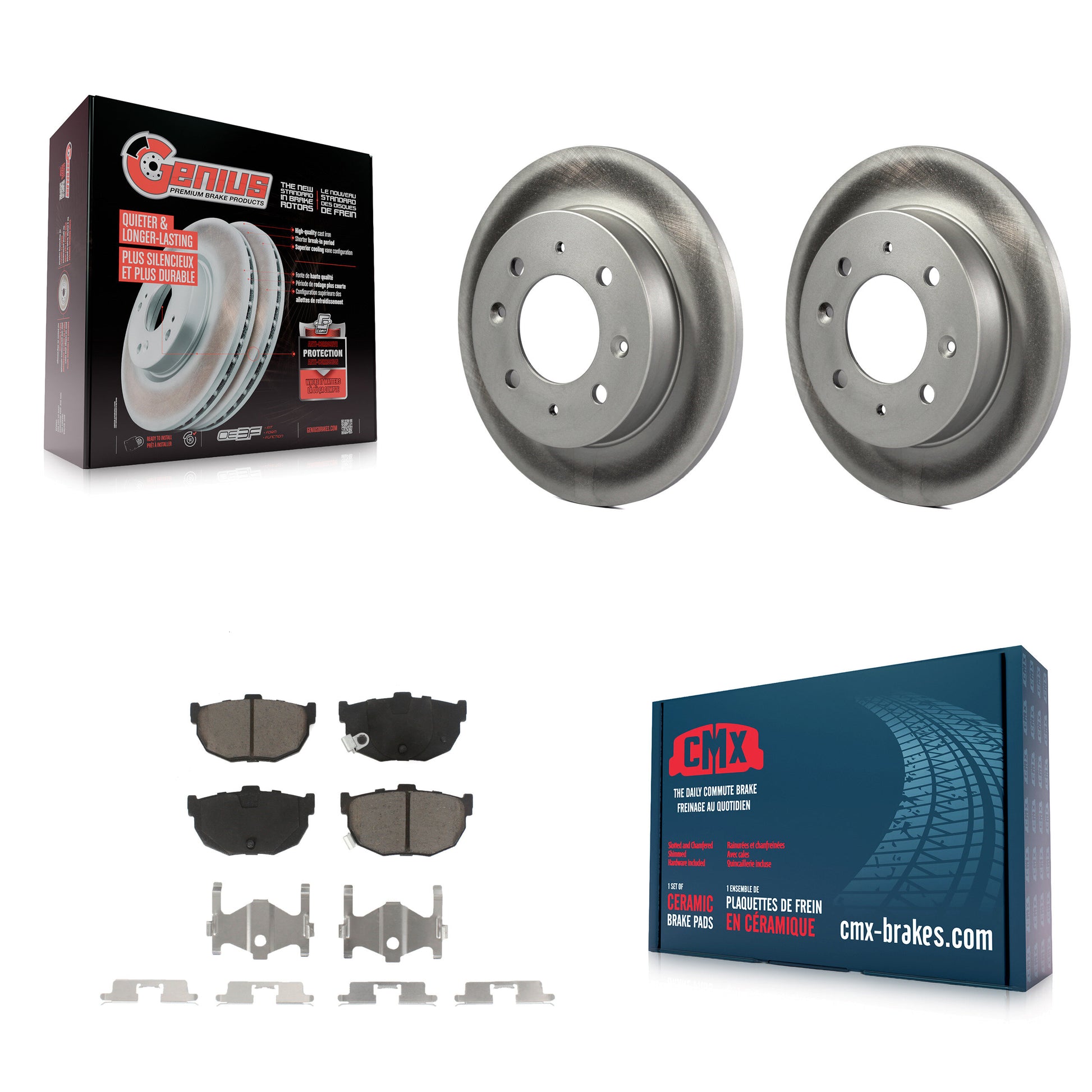Transit Auto KGC-101626 Disc Brake Kit for 2004-2009 Kia Spectra, Kia Spectra5 - Rear