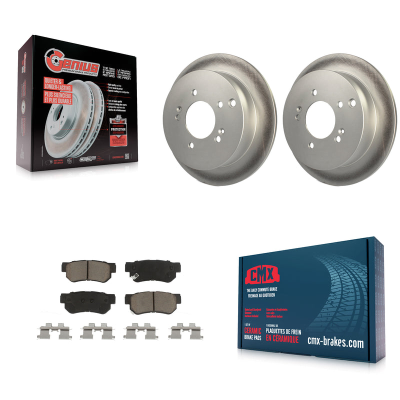Transit Auto KGC-101633 Disc Brake Kit for 2001-2010 Hyundai Tucson, Kia Sportage, Hyundai Santa Fe - Rear