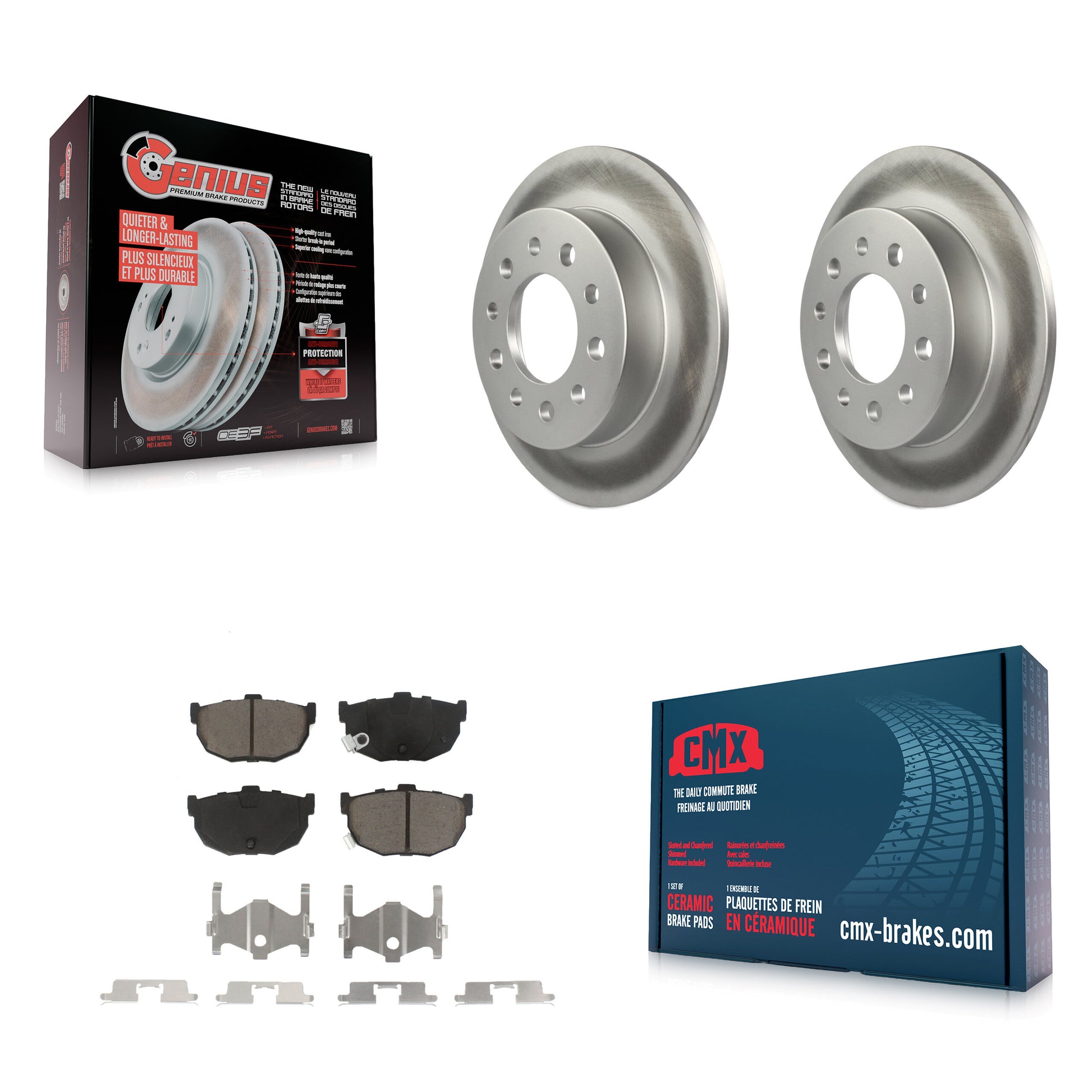 Transit Auto KGC-101638 Disc Brake Kit for 2003-2008 Hyundai Tiburon - Rear