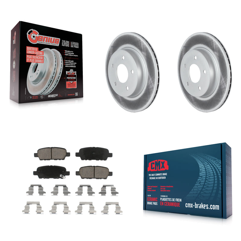 Transit Auto KGC-101642 Disc Brake Kit for 2017-2019 Nissan Rogue Sport, Nissan LEAF, Nissan Qashqai - Rear