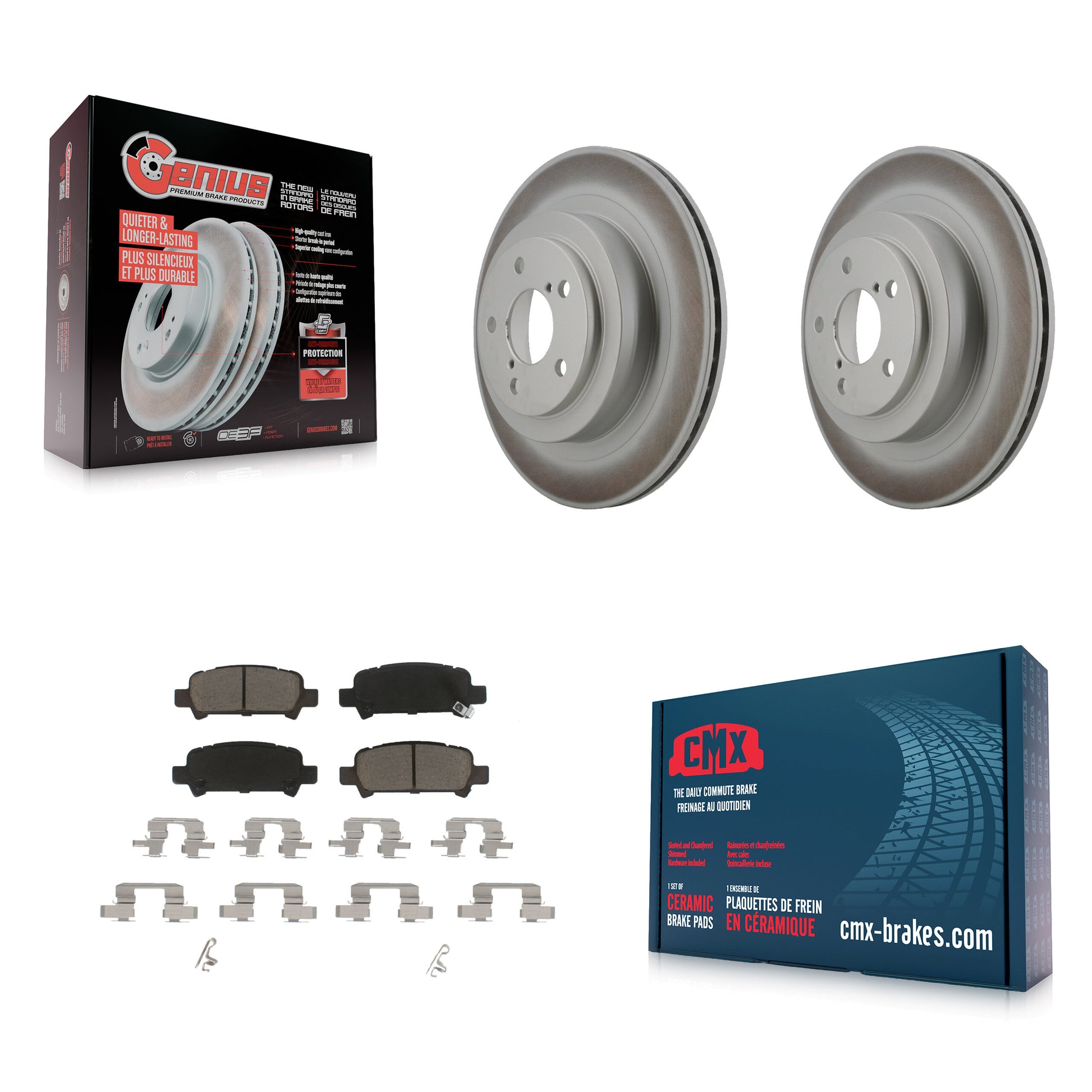 Transit Auto KGC-101651 Disc Brake Kit for 2005-2009 Subaru Legacy - Rear