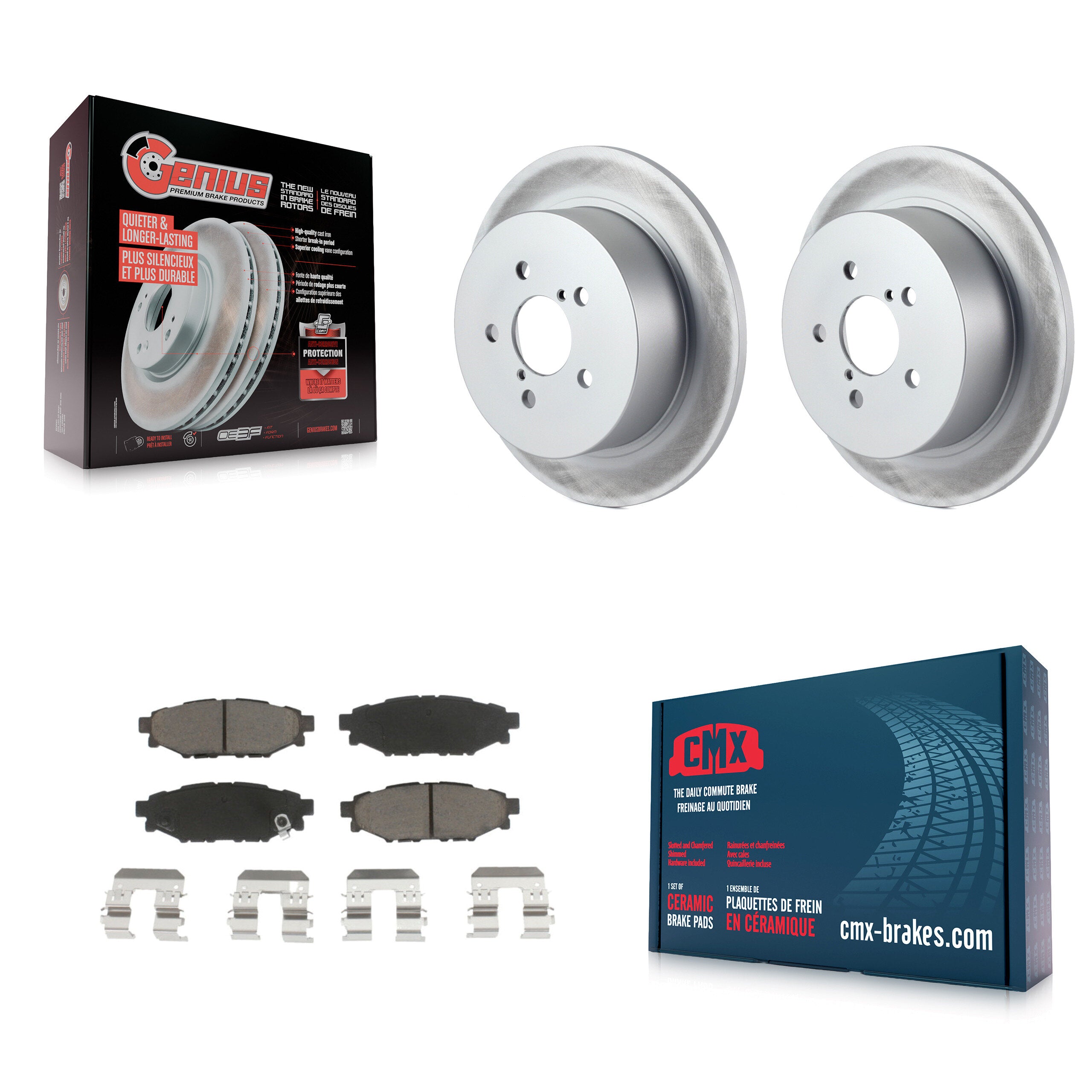 Transit Auto KGC-101652 Disc Brake Kit for 2005-2009 Subaru Legacy, Subaru Outback - Rear