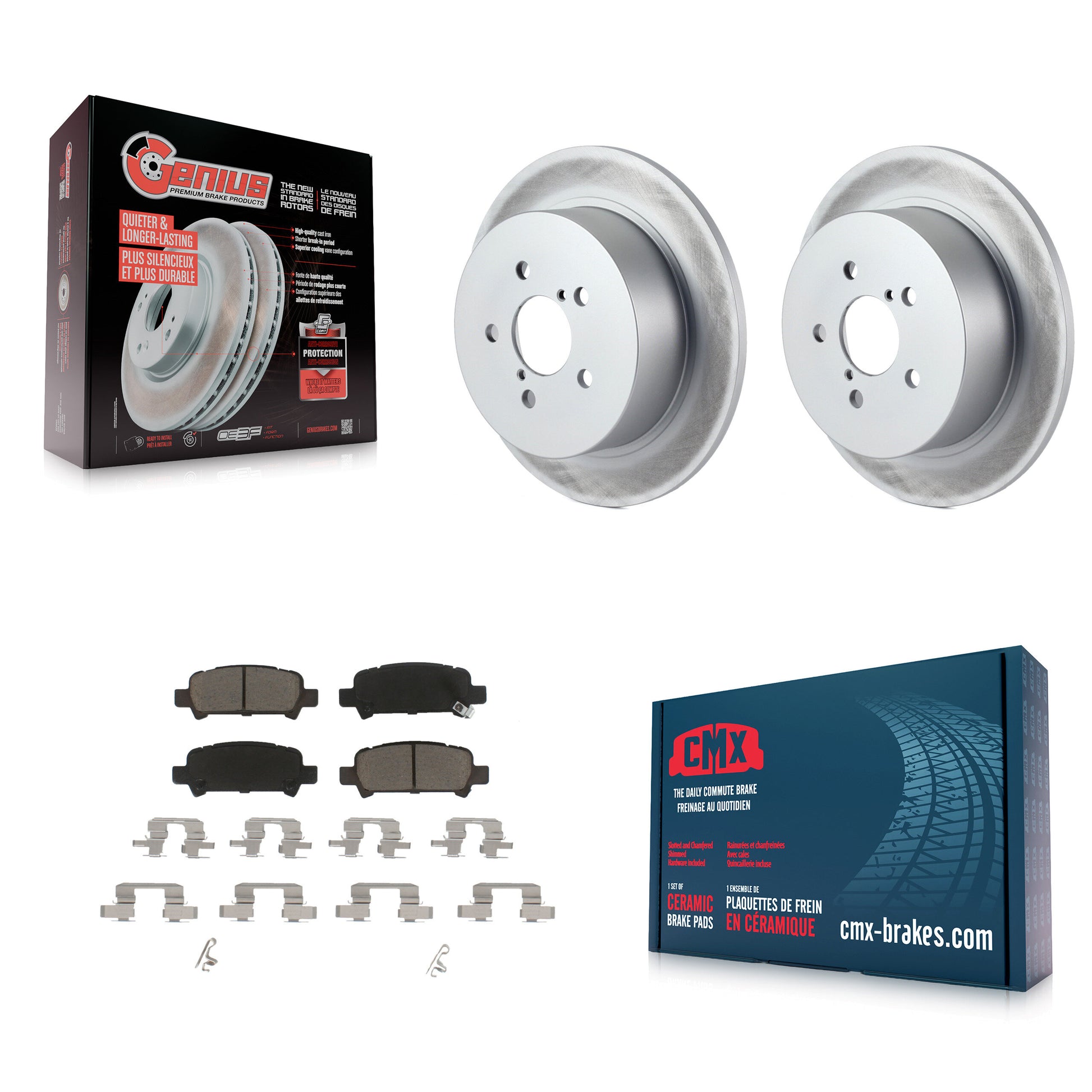 Transit Auto KGC-101653 Disc Brake Kit for 2008-2009 Subaru Legacy - Rear