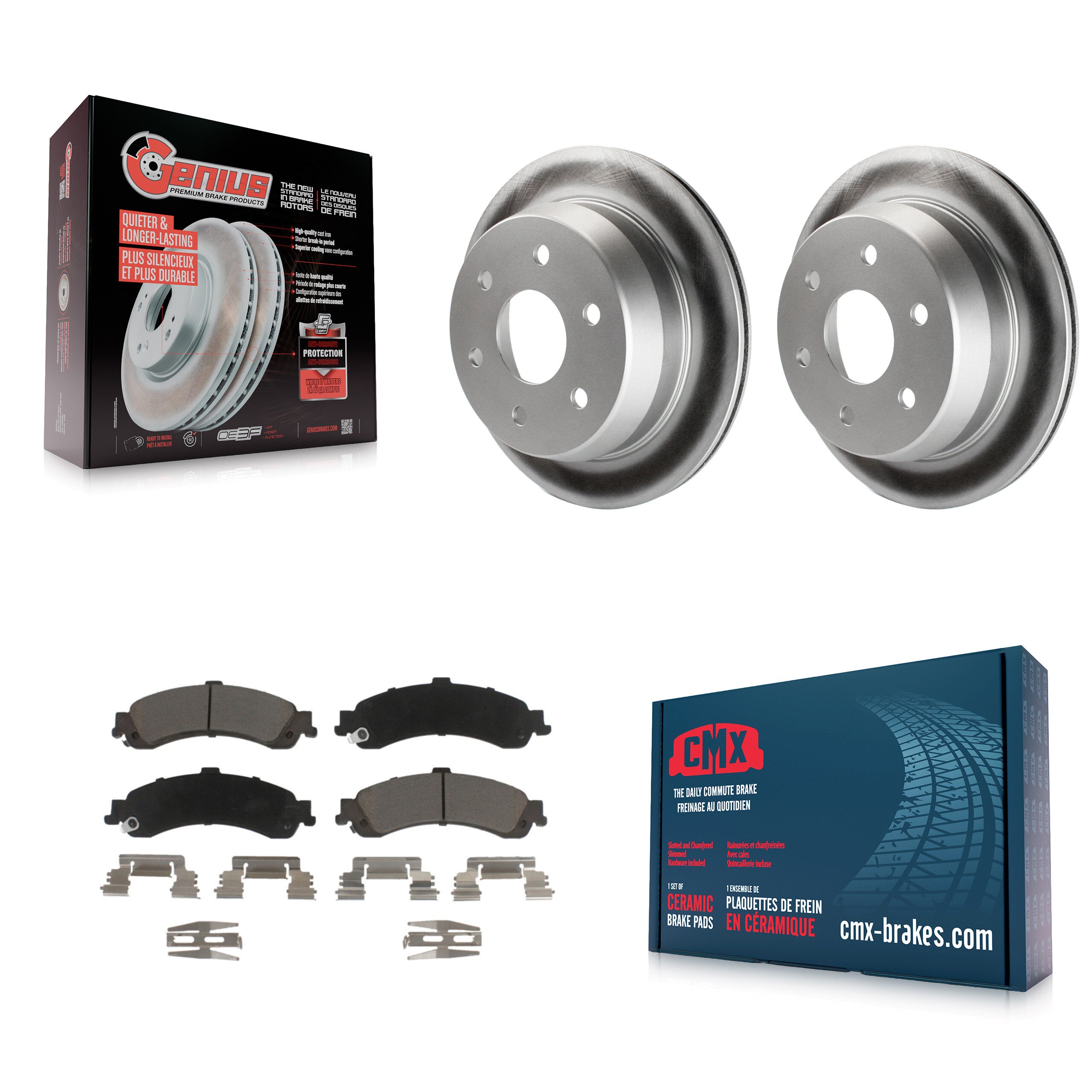 Transit Auto KGC-101680 Disc Brake Kit for 2002 Chevrolet Suburban 1500 - Rear