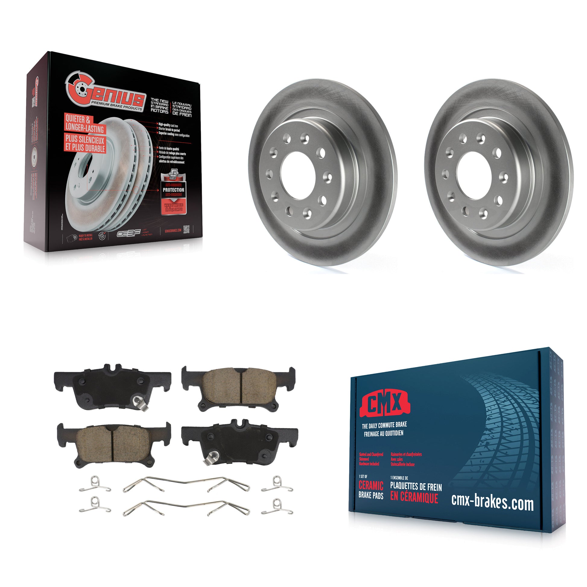 Transit Auto KGC-101698 Disc Brake Kit for 2016-2019 Buick Envision - Rear
