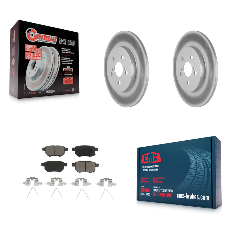 Transit Auto KGC-101704 Disc Brake Kit for 2011-2017 Lexus CT200h - Rear