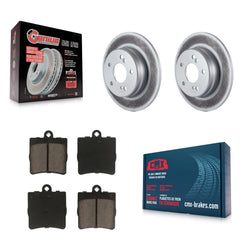 Transit Auto KGC-101721 Disc Brake Kit for 1996-2011 Mercedes-Benz SLK300, Chrysler Crossfire and More - Rear