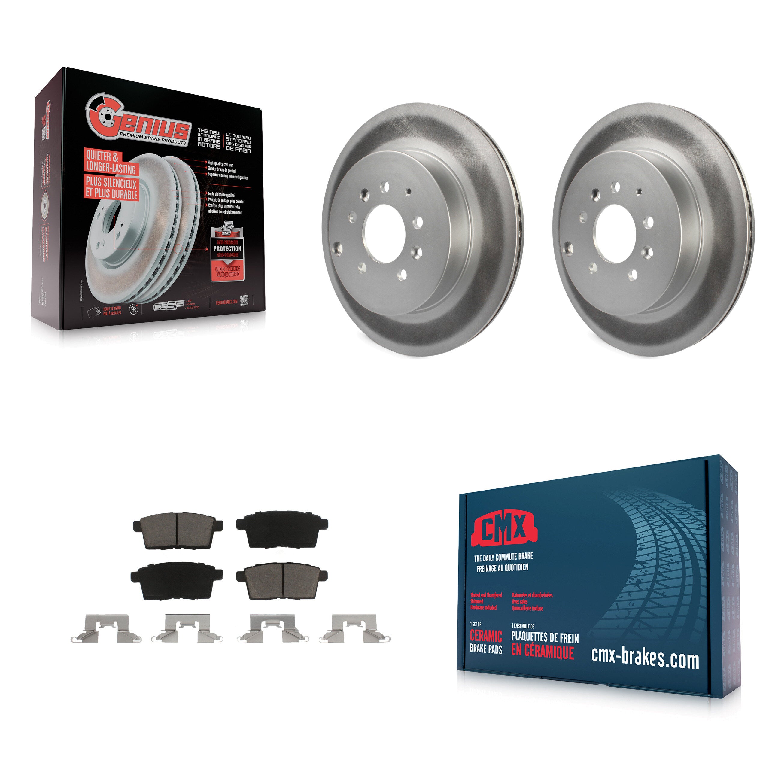Transit Auto KGC-101723 Disc Brake Kit for 2007-2015 Mazda CX-9 - Rear