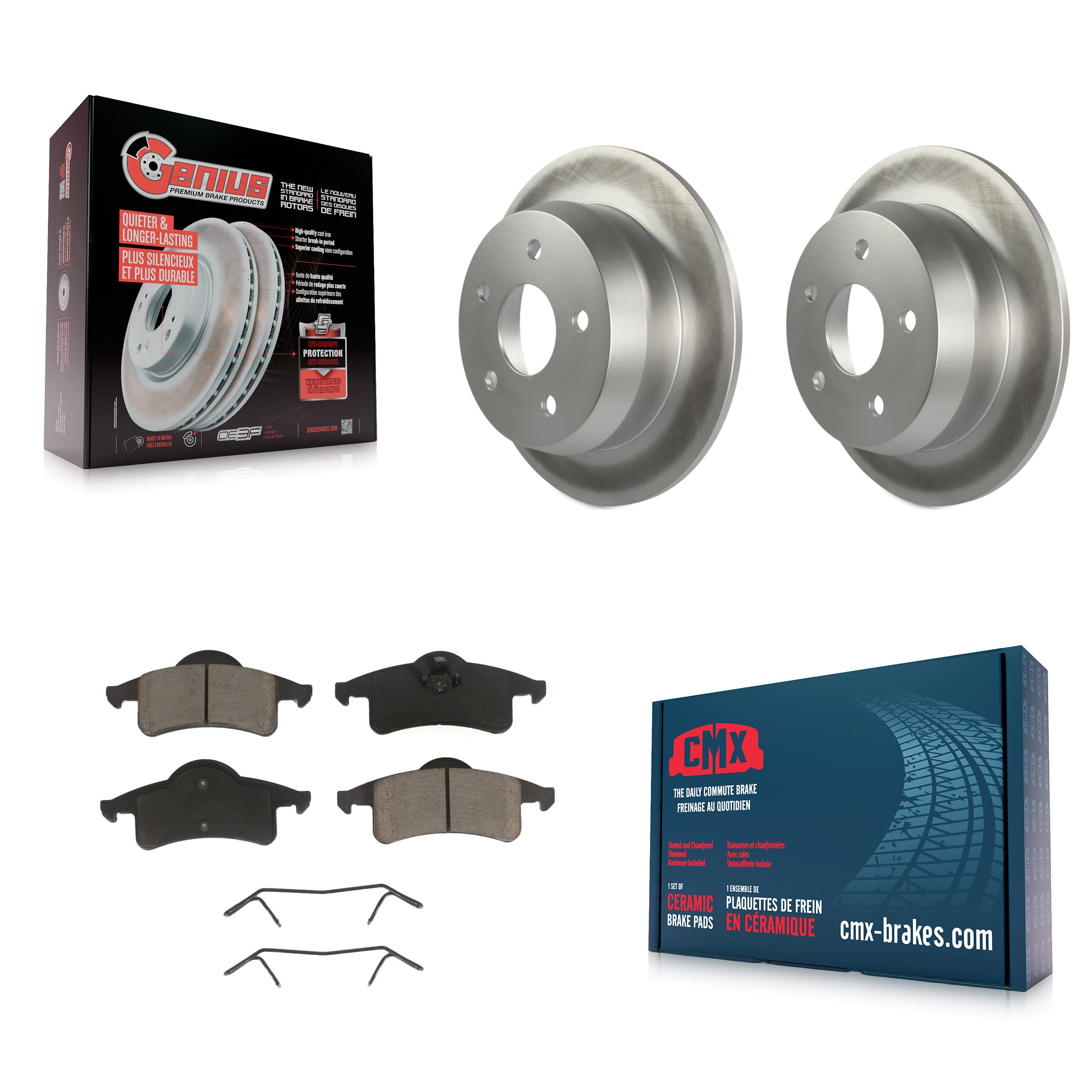 Transit Auto KGC-101724 Disc Brake Kit for 1999-2004 Jeep Grand Cherokee - Rear