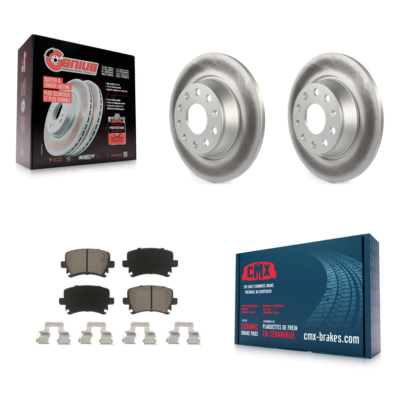 Transit Auto KGC-101746 Disc Brake Kit for 2006-2018 Volkswagen CC, Volkswagen Tiguan Limited and More - Rear