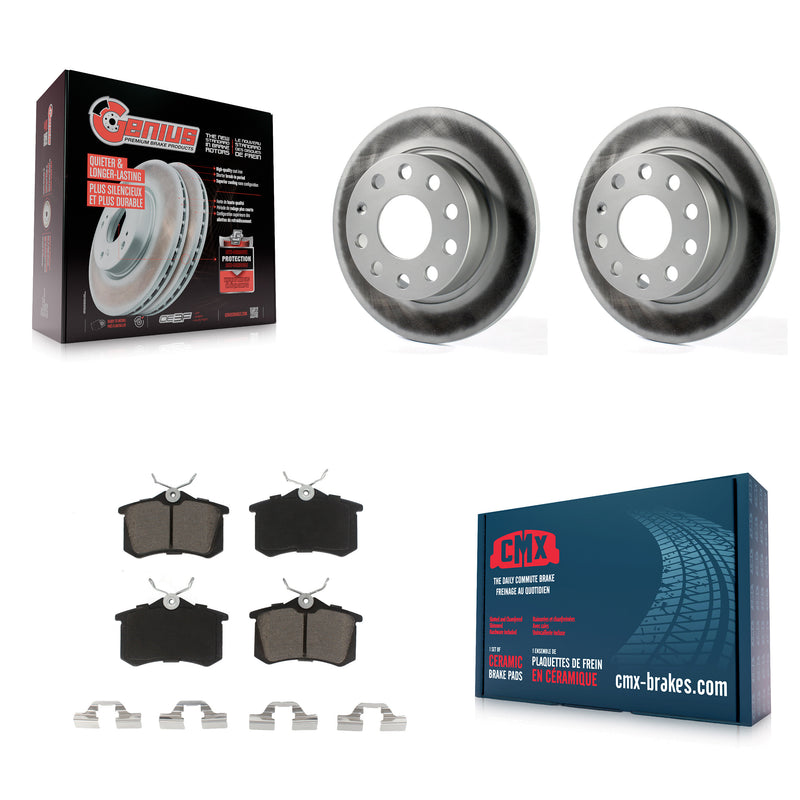 Transit Auto KGC-101747 Disc Brake Kit for 2009-2019 Volkswagen Golf SportWagen, Volkswagen Beetle and More - Rear