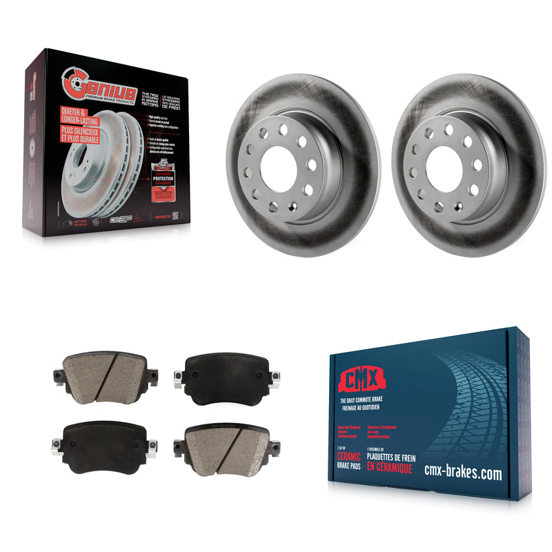 Transit Auto KGC-101754 Disc Brake Kit for 2015-2022 Volkswagen Golf, Volkswagen Golf SportWagen and More - Rear