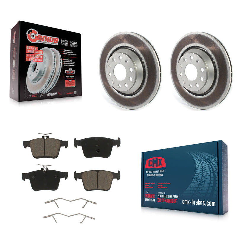 Transit Auto KGC-101758 Disc Brake Kit for 2015-2024 Audi Q3, Volkswagen Atlas Cross Sport and More - Rear