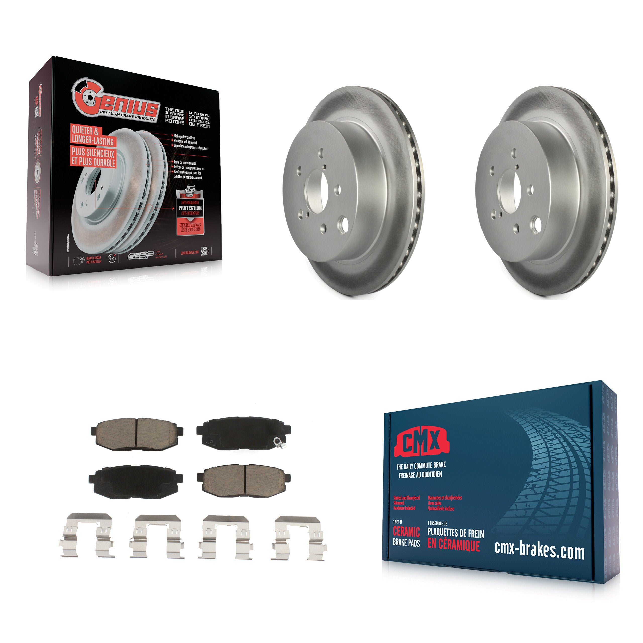 Transit Auto KGC-101779 Disc Brake Kit for 2014-2018 Subaru Forester - Rear