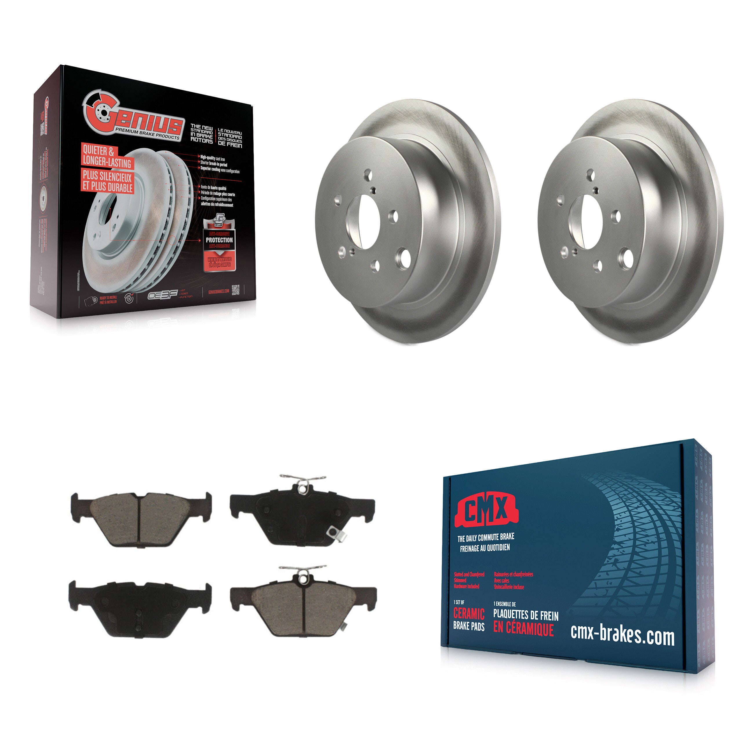 Transit Auto KGC-101780 Disc Brake Kit for 2019-2020 Subaru Crosstrek - Rear