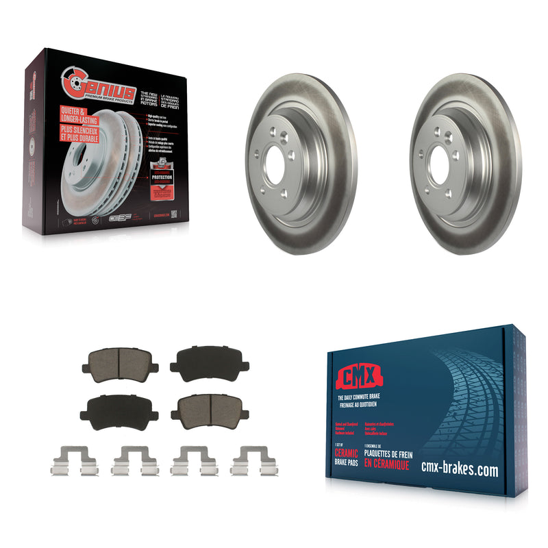 Transit Auto KGC-101817 Disc Brake Kit for 2007-2018 Volvo S60, Volvo V60 and More - Rear