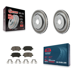 Transit Auto KGC-101818 Disc Brake Kit for 2007-2018 Volvo S60, Volvo V60 and More - Rear