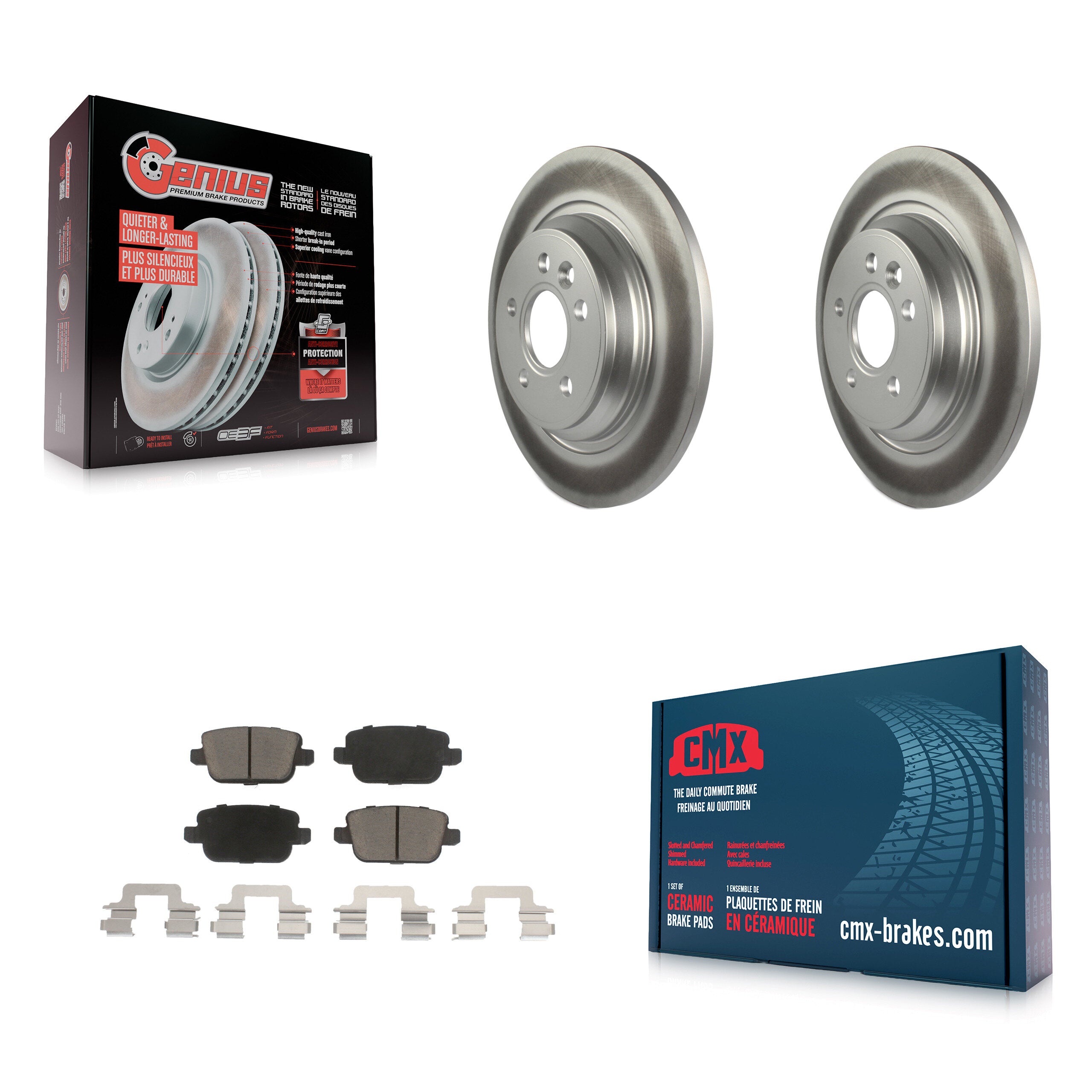 Transit Auto KGC-101819 Disc Brake Kit for 2008-2011 Volvo S80 - Rear