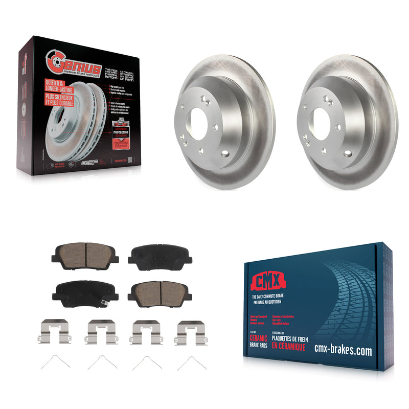 Transit Auto KGC-101821 Disc Brake Kit for 2016-2020 Hyundai Santa Fe, Hyundai Santa Fe Sport and More - Rear