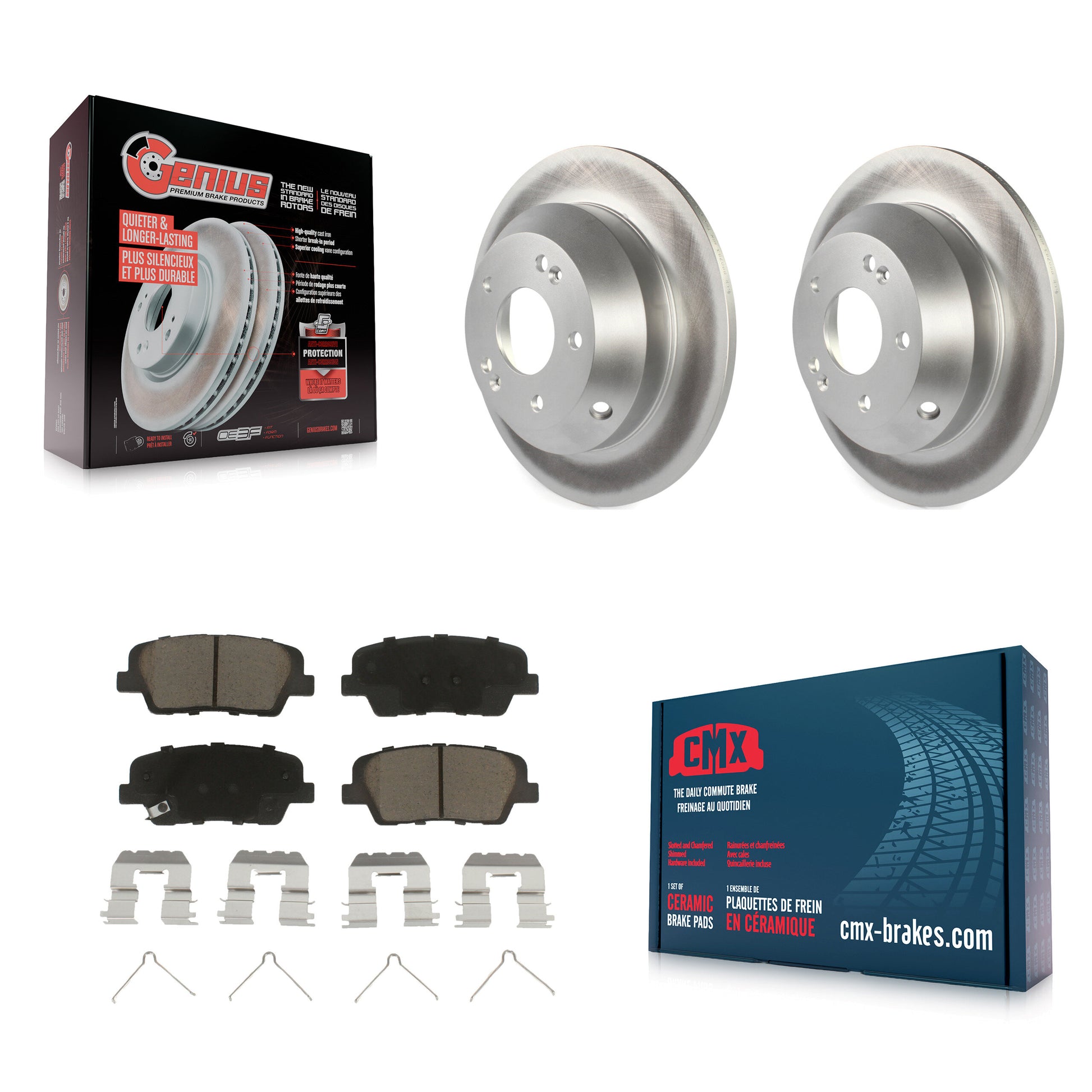 Transit Auto KGC-101824 Disc Brake Kit for 2014-2015 Kia Sorento - Rear