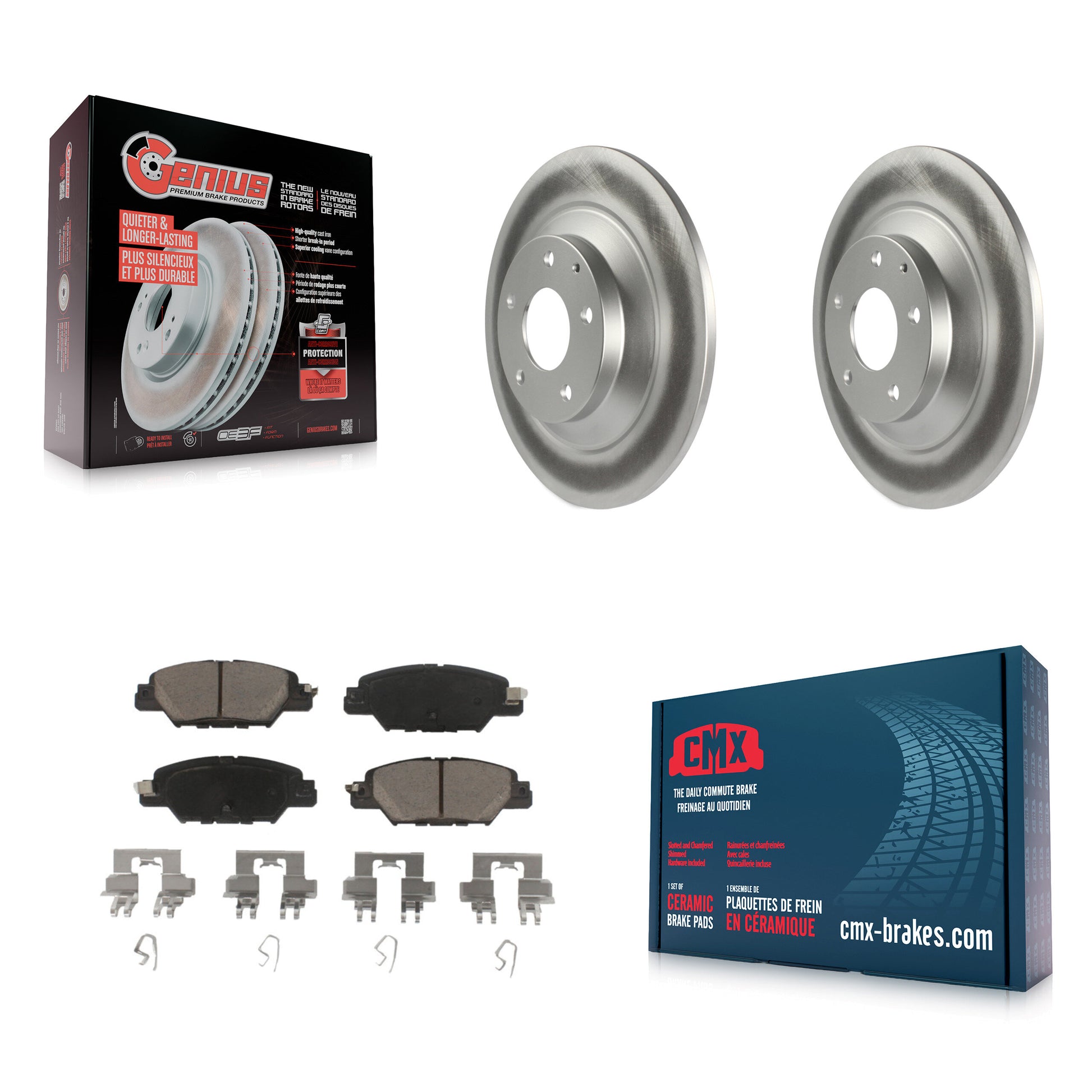Transit Auto KGC-101829 Disc Brake Kit for 2016-2024 Mazda CX-5 - Rear