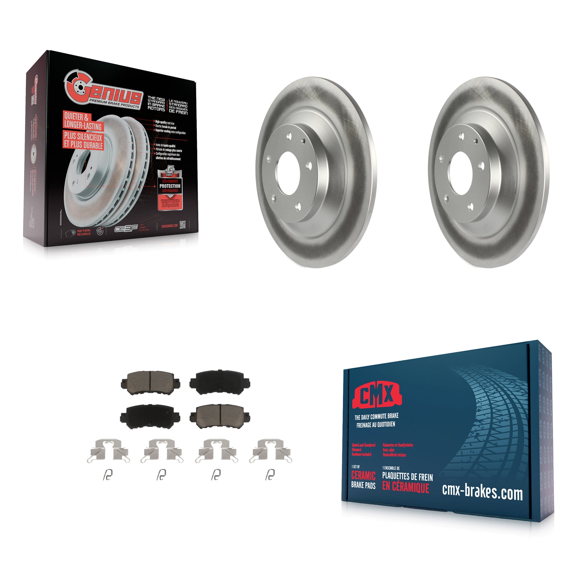 Transit Auto KGC-101830 Disc Brake Kit for 2013-2015 Mazda CX-5 - Rear