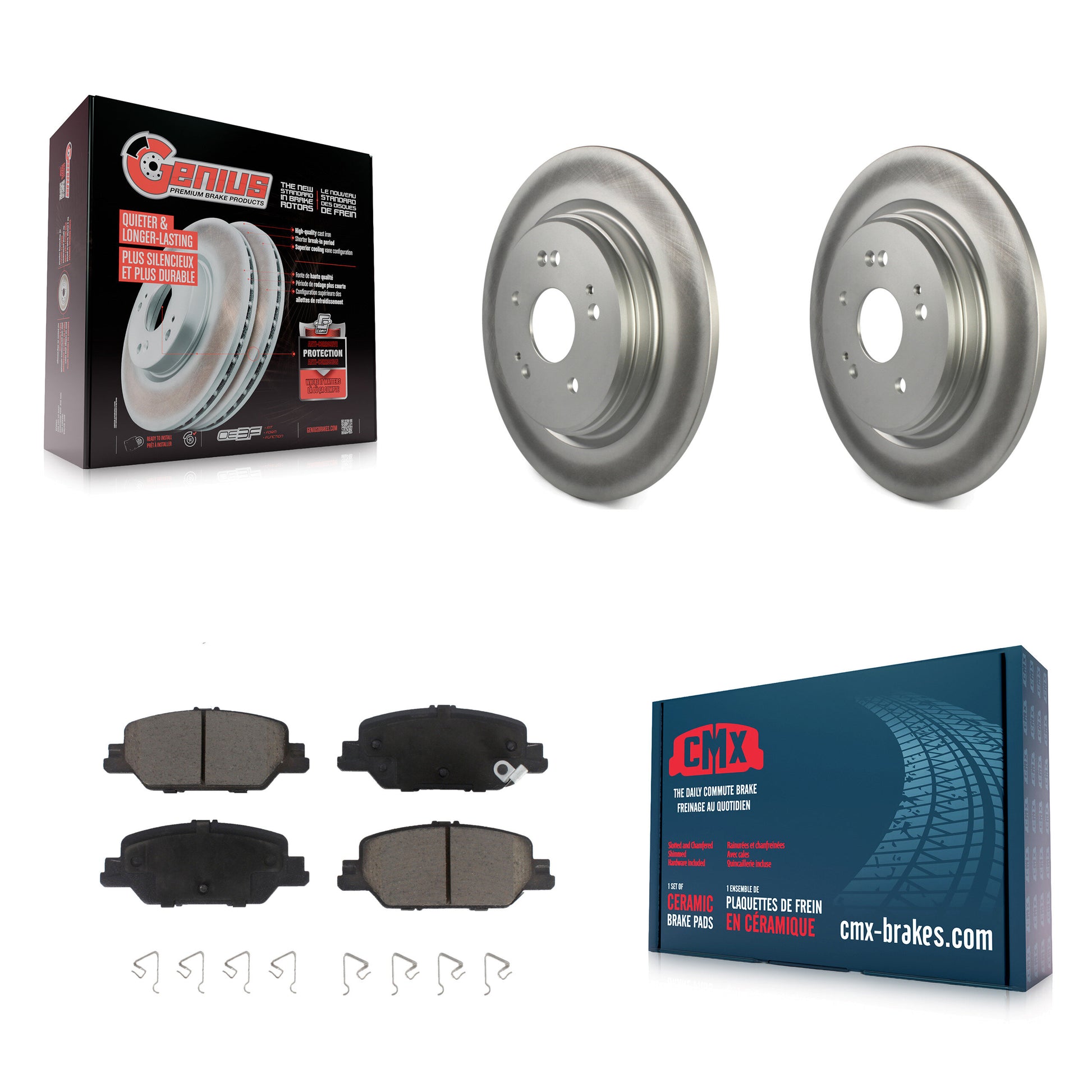 Transit Auto KGC-101832 Disc Brake Kit for 2017-2024 Honda CR-V - Rear