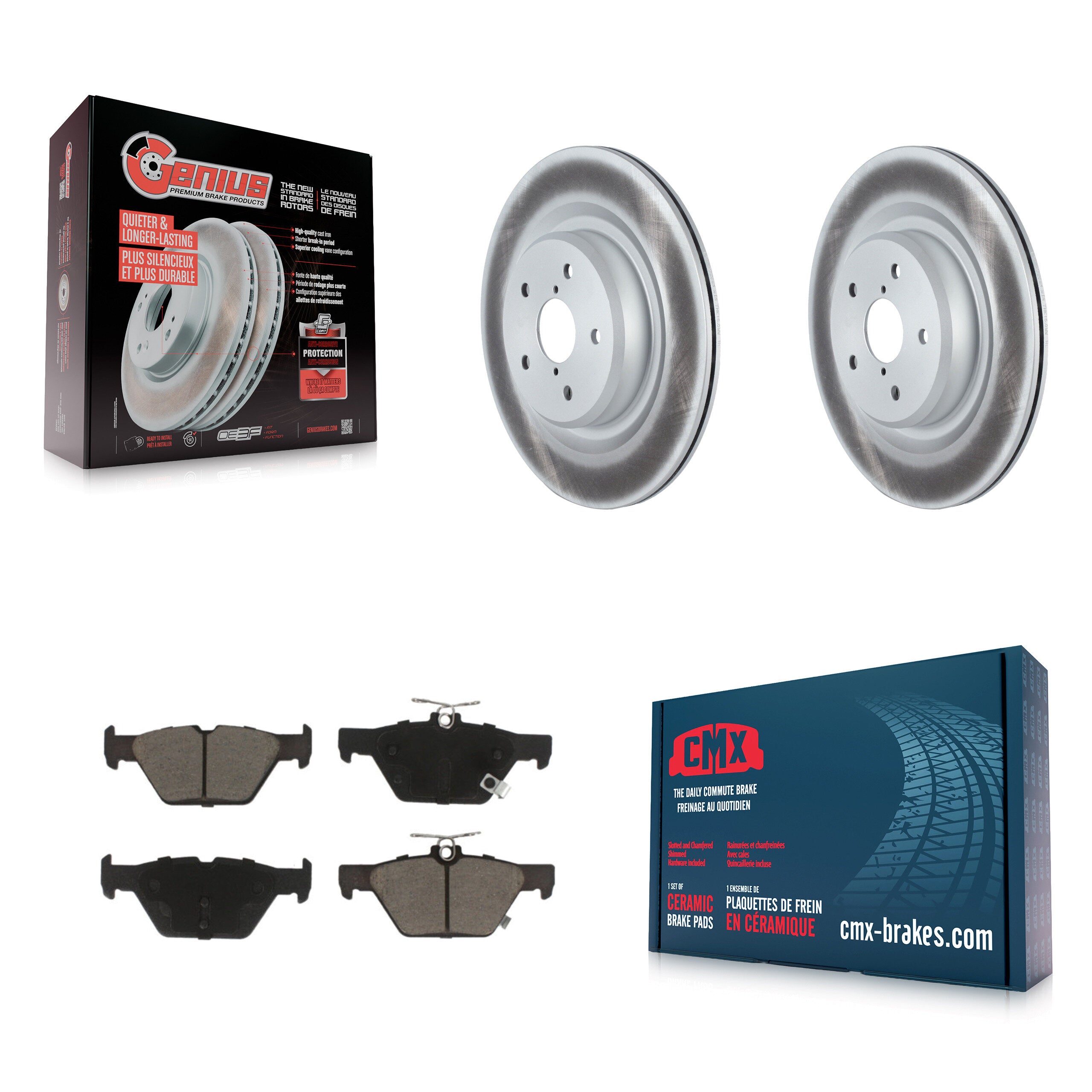Transit Auto KGC-101848 Disc Brake Kit for 2019-2024 Subaru Ascent - Rear