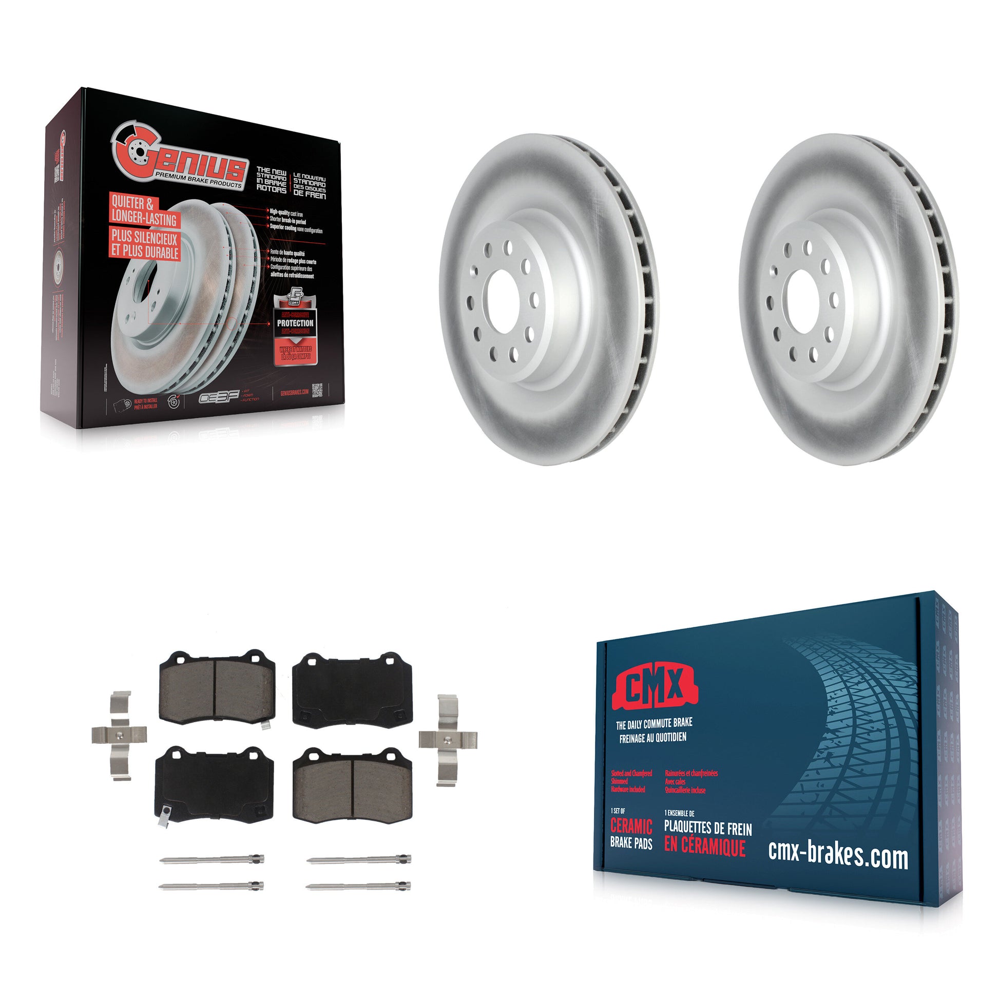 Transit Auto KGC-101850 Disc Brake Kit for 2016 Tesla S - Rear