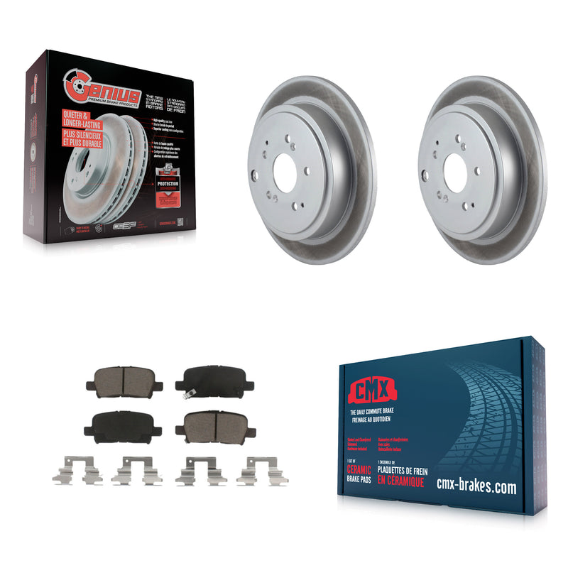 Transit Auto KGC-101854 Disc Brake Kit for 2001-2008 Honda Pilot, Acura MDX - Rear