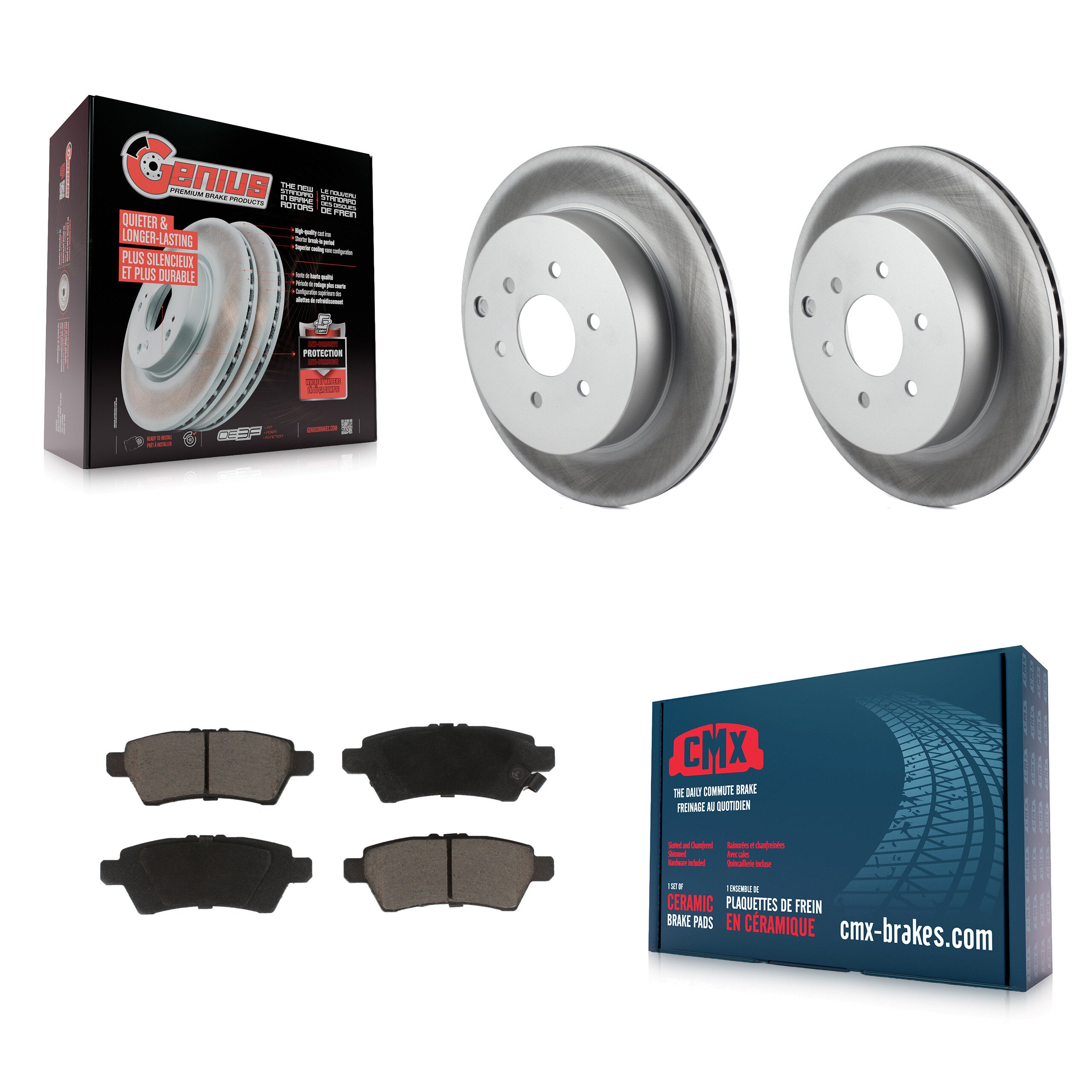 Transit Auto KGC-101864 Disc Brake Kit for 2004-2012 Nissan Pathfinder - Rear