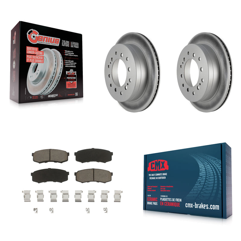 Transit Auto KGC-101868 Disc Brake Kit for 2001-2009 Toyota FJ Cruiser, Lexus GX470 and More - Rear