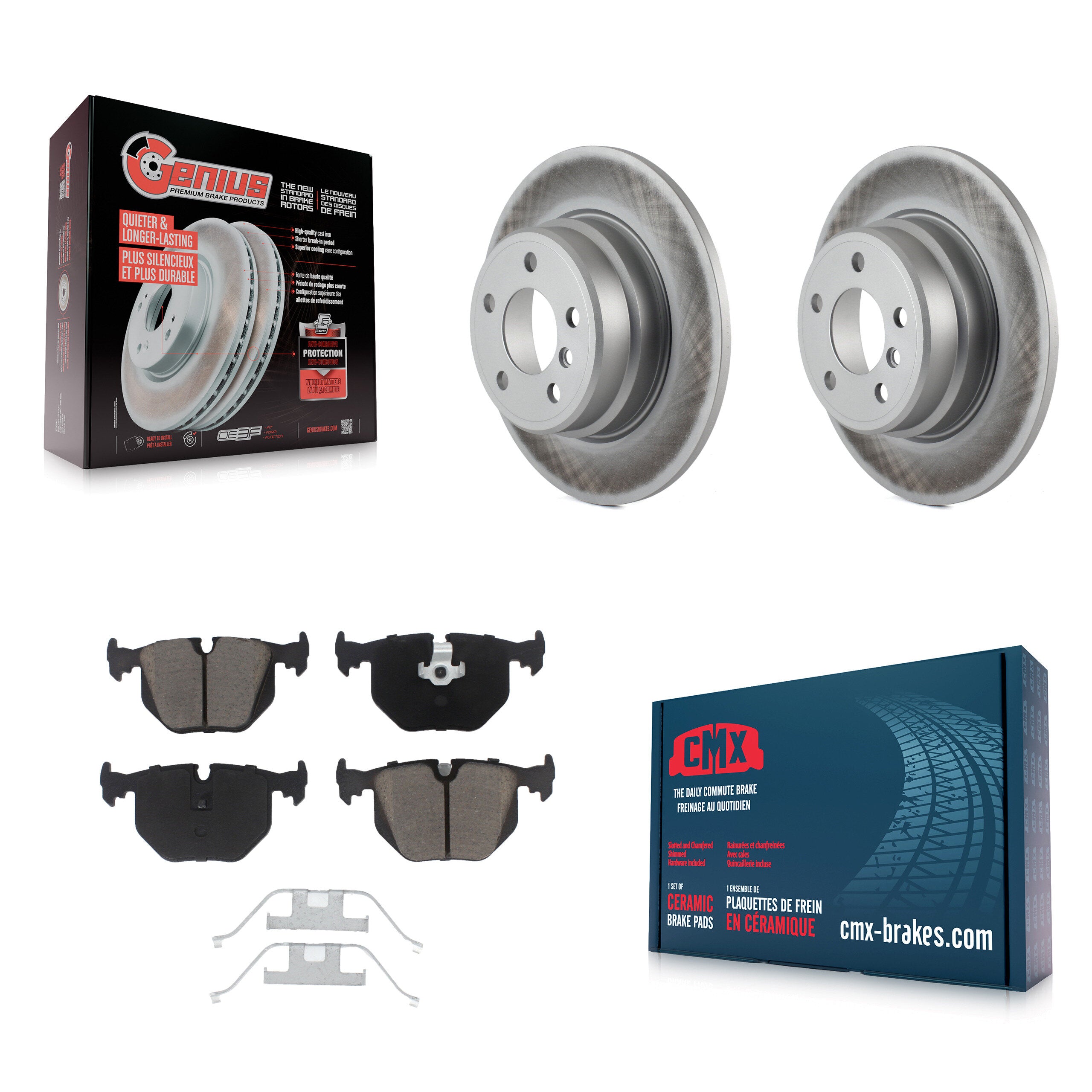 Transit Auto KGC-101870 Disc Brake Kit for 2000-2006 BMW X5 - Rear