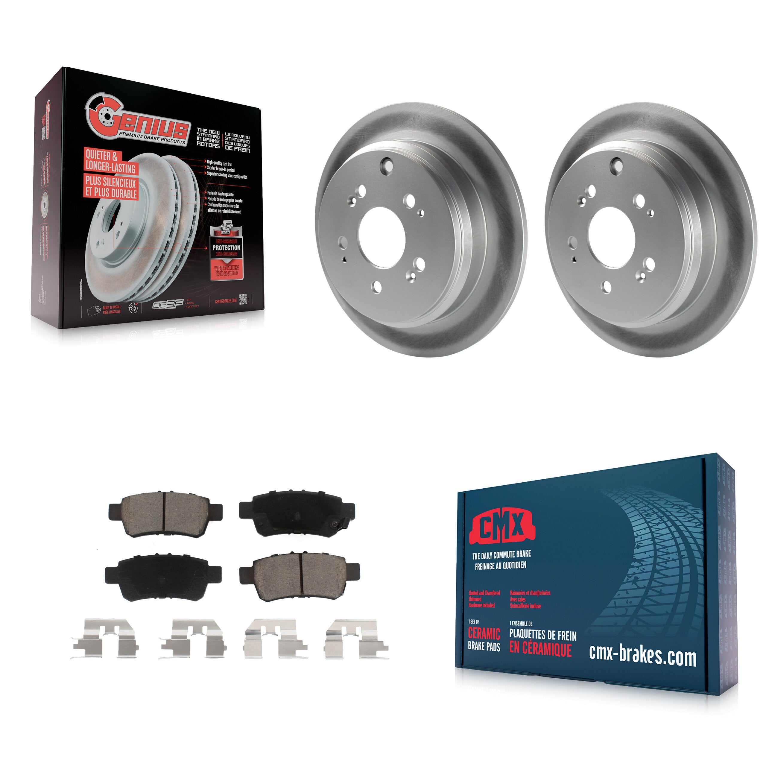 Transit Auto KGC-101873 Disc Brake Kit for 2005-2010 Honda Odyssey - Rear