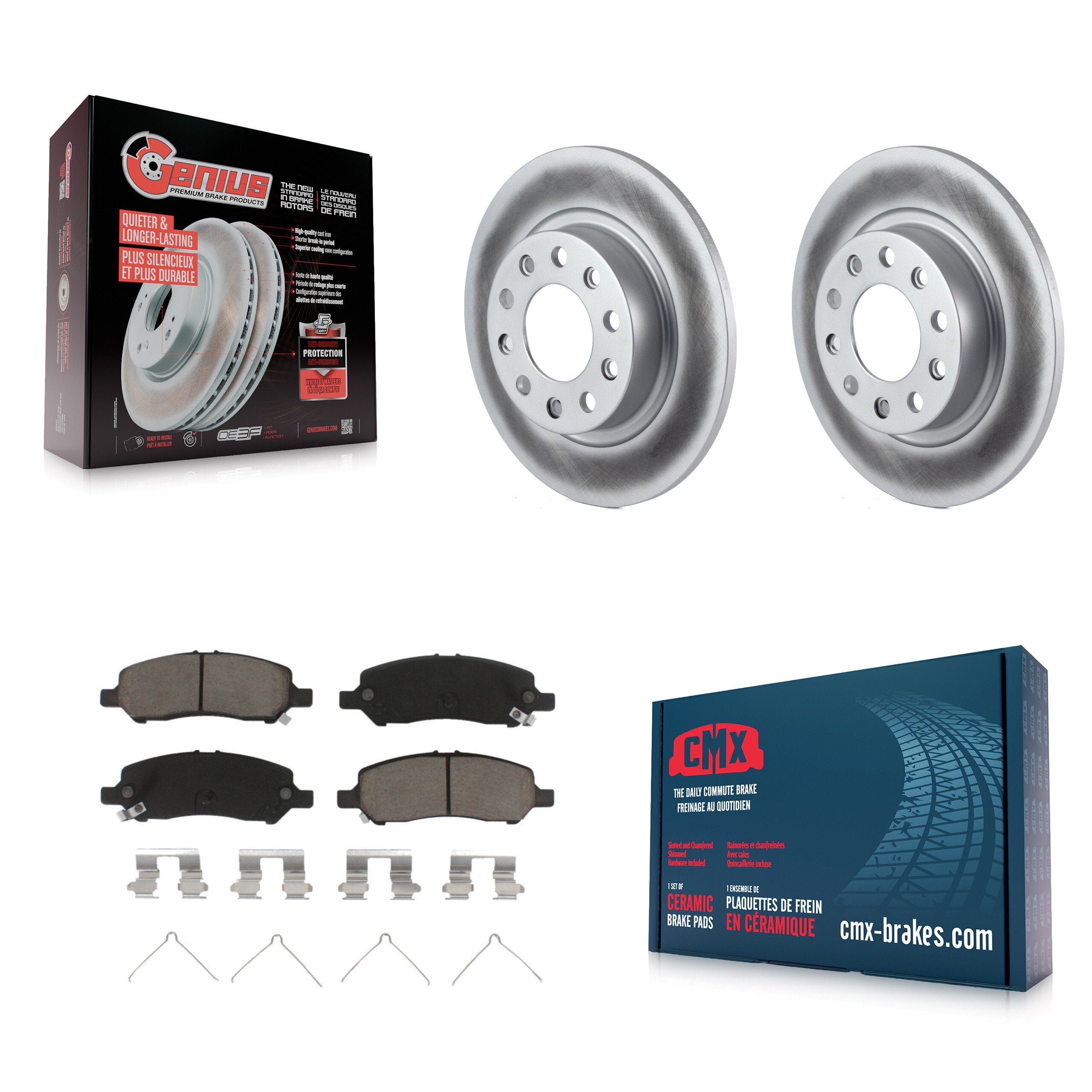 Transit Auto KGC-101875 Disc Brake Kit for 2013-2016 Dodge Dart - Rear