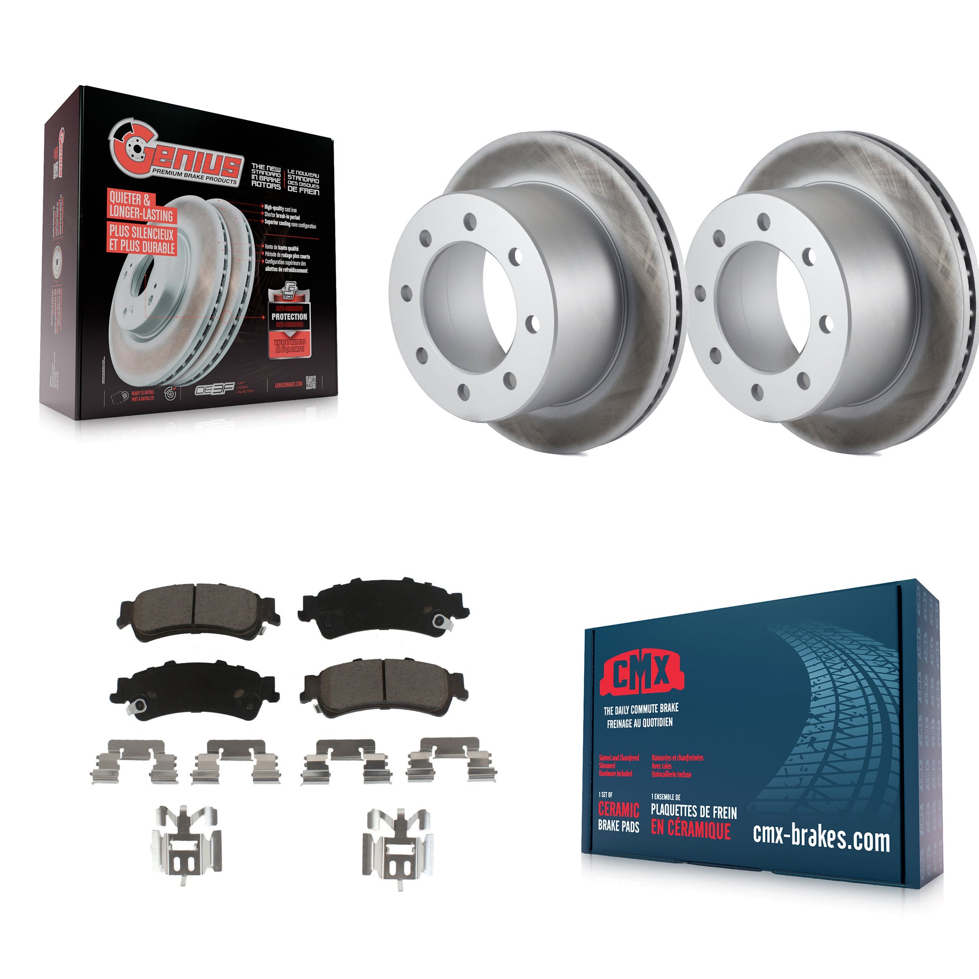 Transit Auto KGC-101878 Disc Brake Kit for 2001 GMC Sierra 3500 - Rear