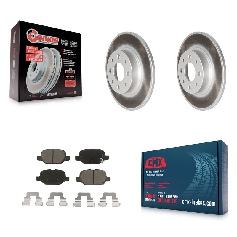 Transit Auto KGC-101881 Disc Brake Kit for 2013-2019 Fiat 500 - Rear