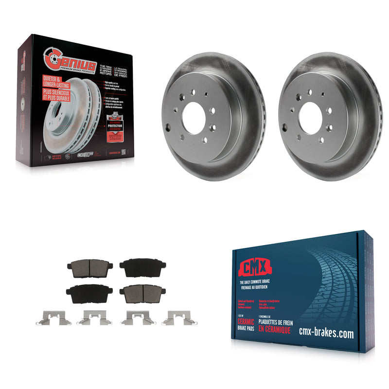 Transit Auto KGC-101886 Disc Brake Kit for 2007-2012 Ford Edge, Lincoln MKX, Mazda CX-7 - Rear