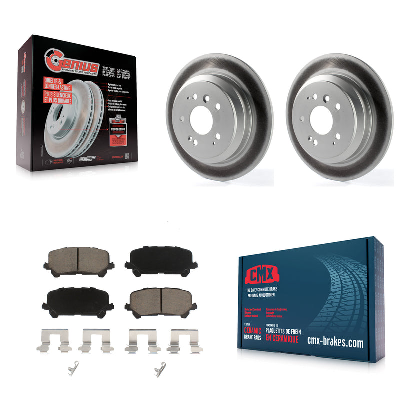 Transit Auto KGC-101889 Disc Brake Kit for 2016-2024 Honda Passport, Honda Ridgeline, Honda Pilot - Rear