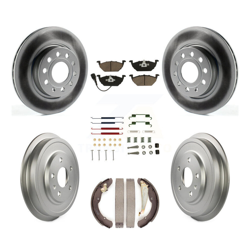 Transit Auto KGC-101890 Disc Brake Kit for 2011-2012 Volkswagen Jetta - Front and Rear