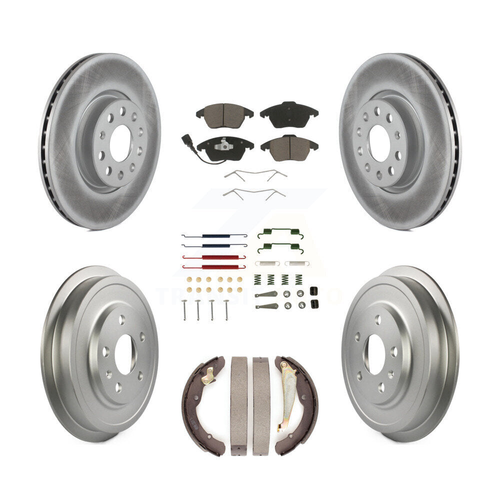 Transit Auto KGC-101892 Disc Brake Kit for 2011-2012 Volkswagen Jetta - Front and Rear