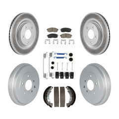 Transit Auto KGC-101904 Disc Brake Kit for 2017-2019 Nissan Sentra - Front and Rear