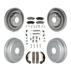 Transit Auto KGC-101905 Disc Brake Kit for 2004-2015 Chevrolet Spark, Pontiac G3 and More - Front and Rear