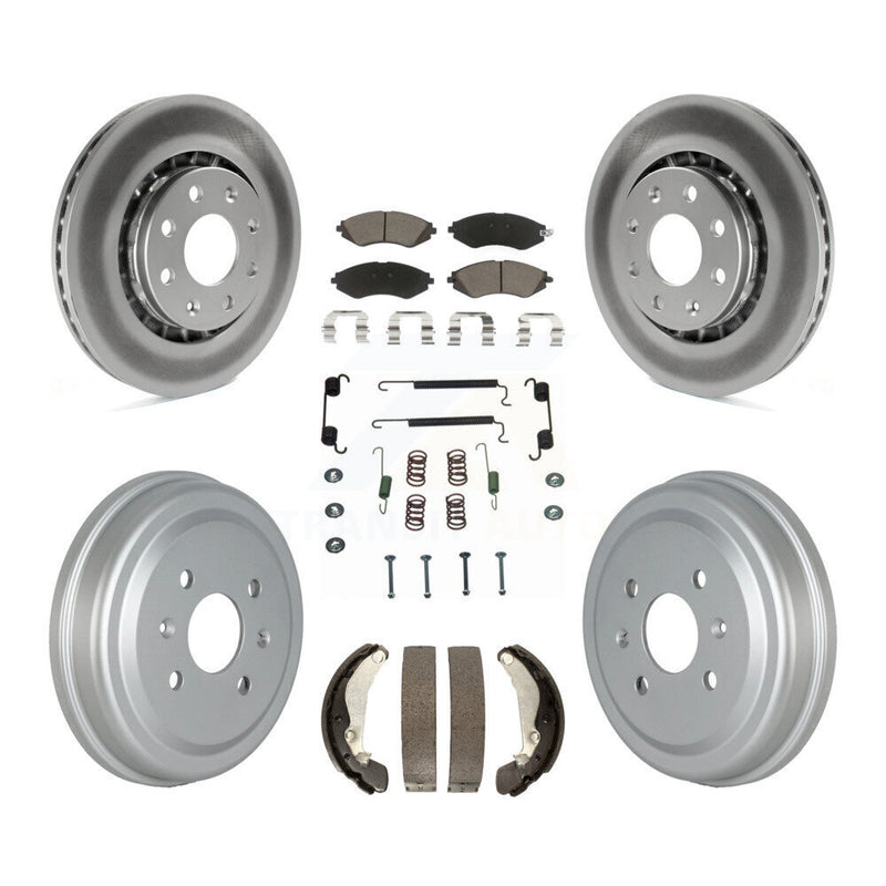 Transit Auto KGC-101905 Disc Brake Kit for 2004-2015 Chevrolet Spark, Pontiac G3 and More - Front and Rear