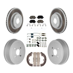 Transit Auto KGC-101907 Disc Brake Kit for 1998-2002 Chevrolet Prizm, Toyota Corolla - Front and Rear