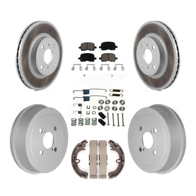 Transit Auto KGC-101907 Disc Brake Kit for 1998-2002 Chevrolet Prizm, Toyota Corolla - Front and Rear