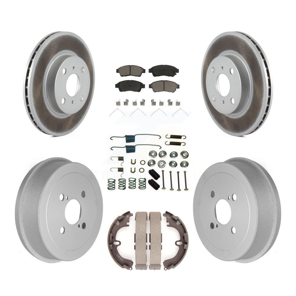 Transit Auto KGC-101908 Disc Brake Kit for 1993-1997 Geo Prizm, Toyota Corolla - Front and Rear